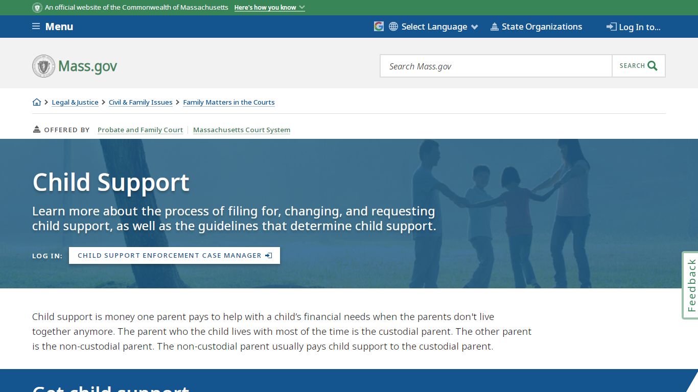 Child Support | Mass.gov